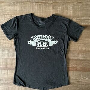 FRIENDS Black Graphic Tee with 2 pair of Friends socks